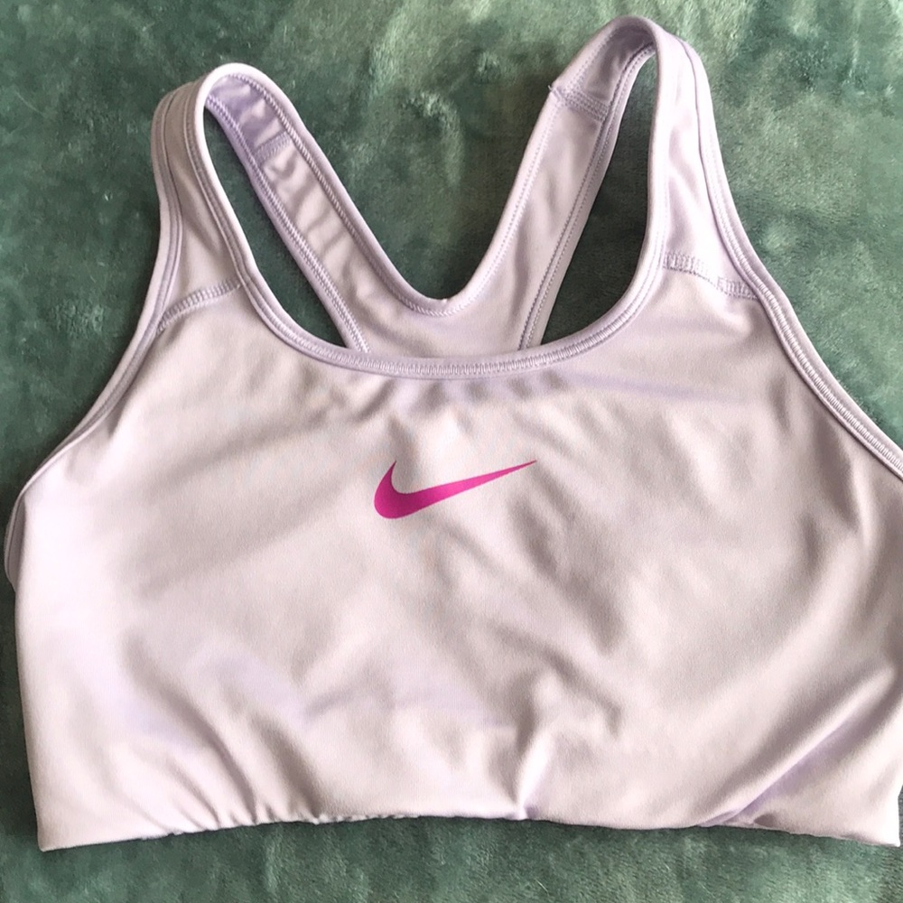 Light Purple Nike Dri-Fit sports bra